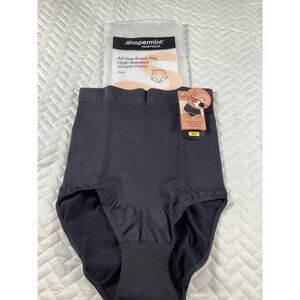 Shapermint Essentials All Day High-Waisted Shaper Womens Black Panty M/L Fit New